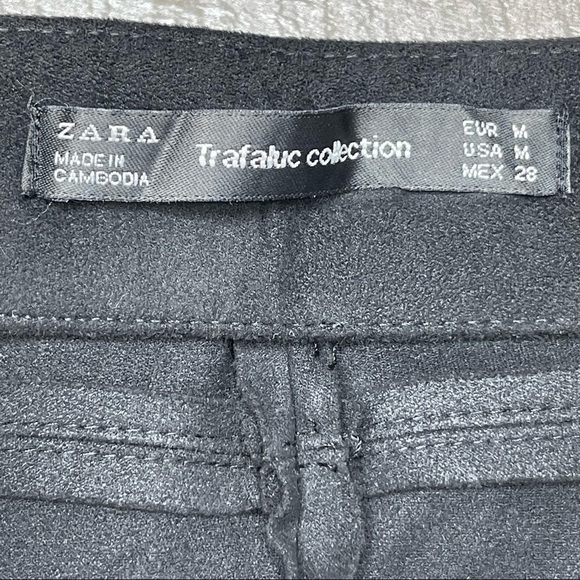 Zara Trafaluc Collection Suede Like Pants size Medium - Picture 8 of 9